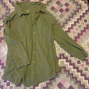 Long sleeved button down shirt